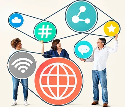 03) Social Media Footer 03) Social Media Footer